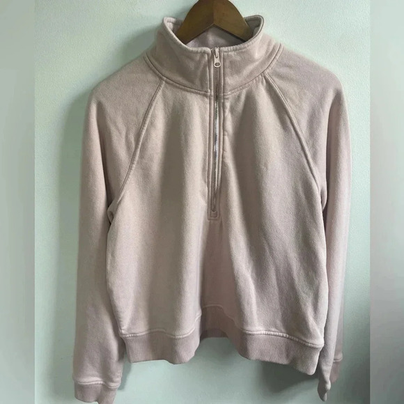 90 Degree by Reflex, Crop 1/4 Zip Sweatshirt, Size L - Picture 3 of 6